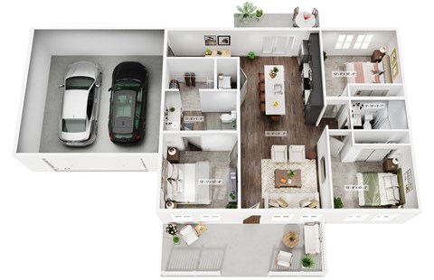 3 Bedroom 2 Bathroom at Allier Foley, Foley